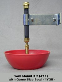 Automatic Water Bowl with Wall Mount Kit