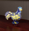 Quilded Stoneware Chicken