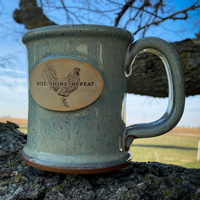 McMurray Hatchery 2023 Handmade Stoneware Blue Slim Mug