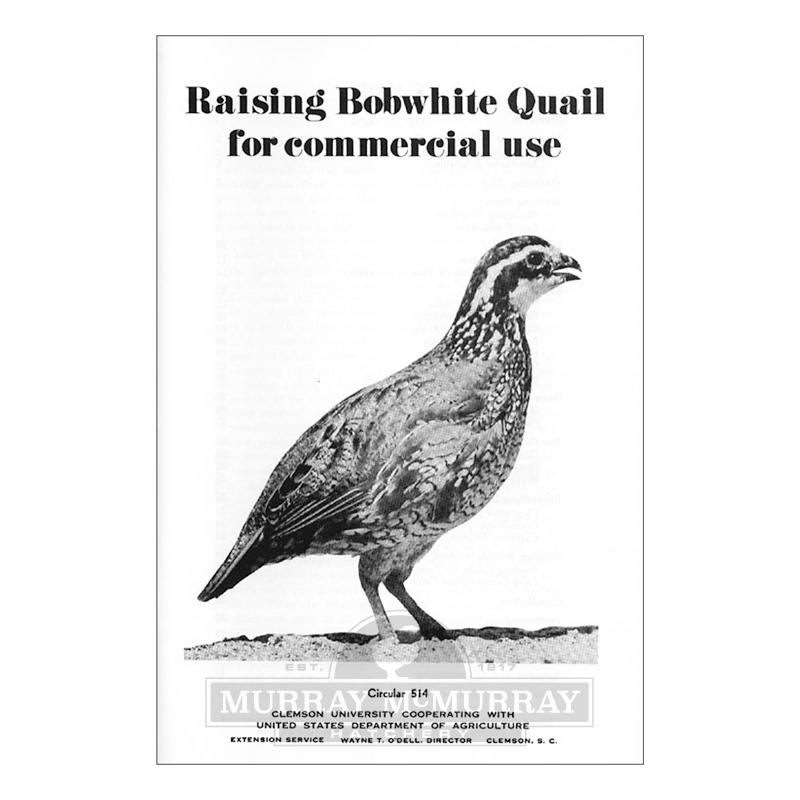 McMurray Hatchery | Raising Bobwhite Quail Circular