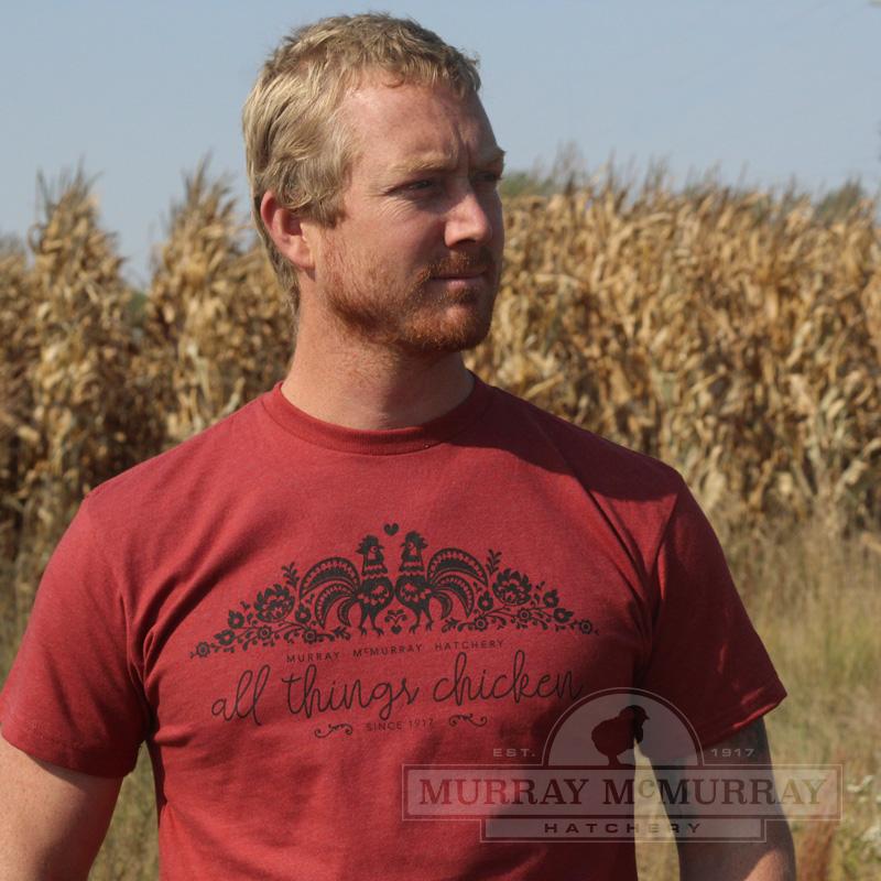 McMurray Hatchery 'All Things Chicken' T-shirt, Red