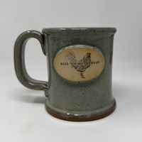 McMurray Hatchery Blue Slim Stoneware Mug