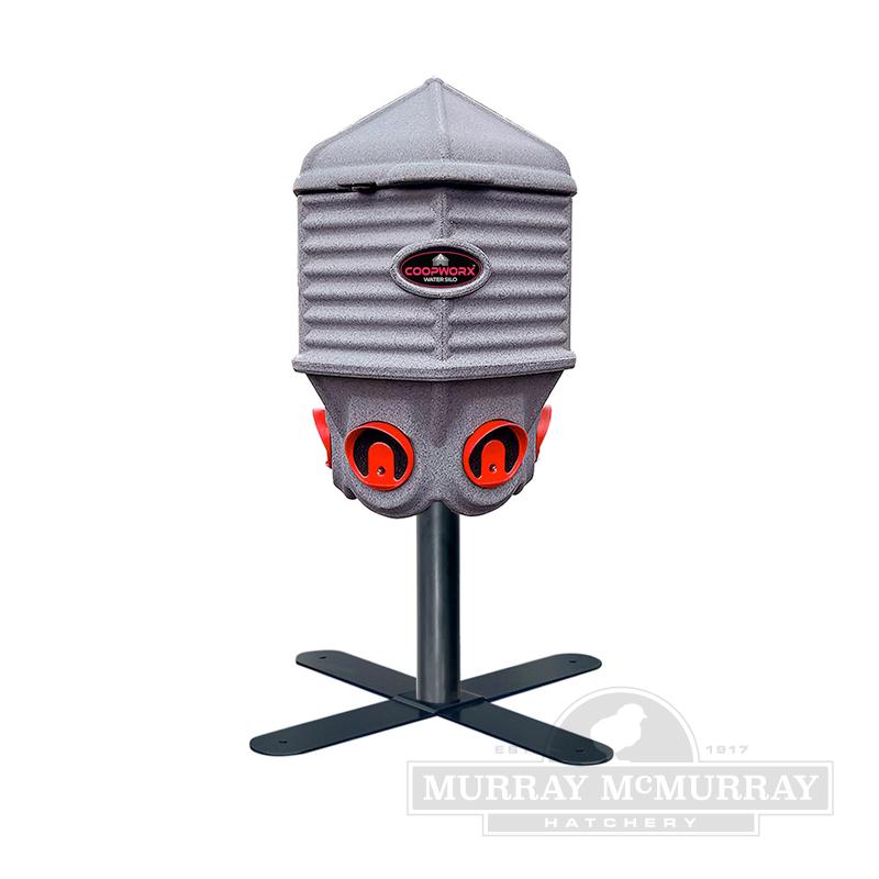 McMurray Hatchery CoopWorx Water Silo Chicken Nipple Waterer