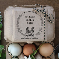 McMurray Hatchery Egg Carton Stamps - Coop To Table Fresh Eggs