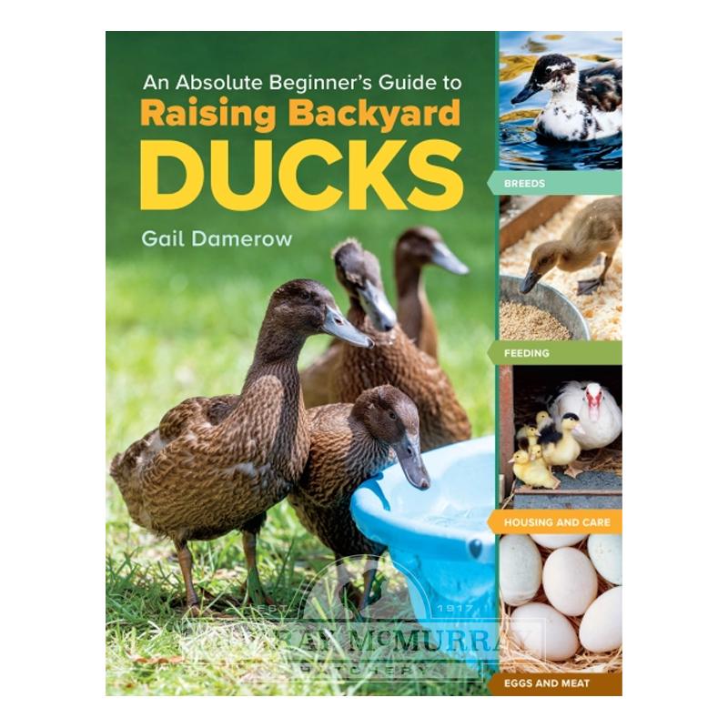 McMurray Hatchery Books | An Absolute Beginner's Guide to Raising Backyard Ducks by Gail Damerow