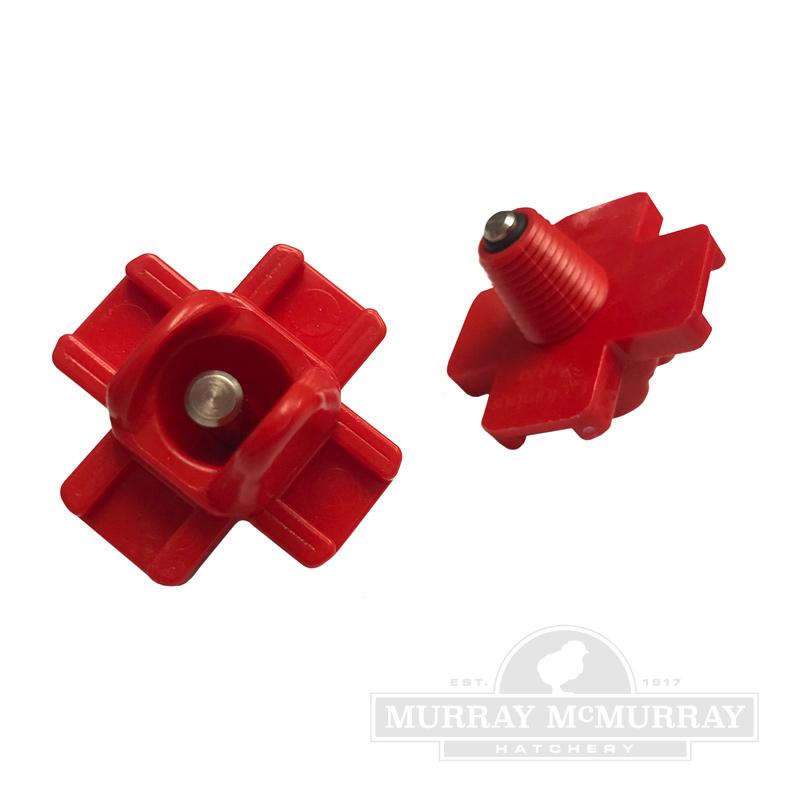 McMurray Hatchery Horizontal Side-Mount Poultry Waterer Nipples
