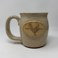 McMurray Hatchery Light Speckled Brown Stoneware Mug