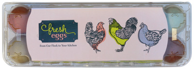 McMurray Hatchery Plastic Recycled Egg Cartons - PINK