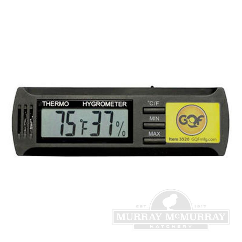 McMurray Hatchery Digital Thermometer and Hygrometer